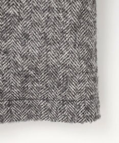 JOSEPH ABBOUD 【軽量/JAPANファブリック】アルパカヘリンボン ステンカラー コート