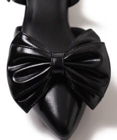 WEGO ダブルリボンポインテッドシューズ