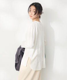 CRAFT STANDARD BOUTIQUE ラメ天竺フォトプリントロンTEE