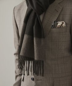 GOTAIRIKU 【カシミヤ100%】 幅広 マフラー(40cm×180cm)