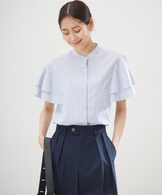 組曲 コットンレーヨンシャーティング ブラウス