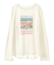 CRAFT STANDARD BOUTIQUE ラメ天竺フォトプリントロンTEE