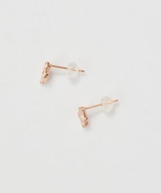 Phoebe 【K10】ツインバケットピアス　ローズゴールド