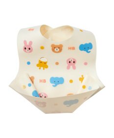 MIKI HOUSE HOT BISCUITS 総柄 お食事スタイ