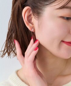 Phoebe 【K10】ツインバケットピアス　ローズゴールド