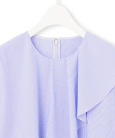 ICB 【洗える】クリーンブロード ラッフルデザインブラウス