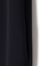 23区 【洗える】トリアセダブルジョーゼット レース切り替え ワンピース