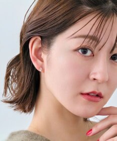 Phoebe 【K10】ツインバケットピアス　ローズゴールド