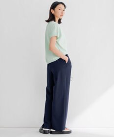 23区 【洗える/好評につき新色追加】レーヨンポリエステルストレッチ プルオーバー ニット