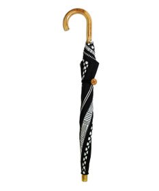 +RING 【UVカット95%以上】【UPF50＋】プラスリング レディース向け 晴雨兼用（長ショート） BLK T1296