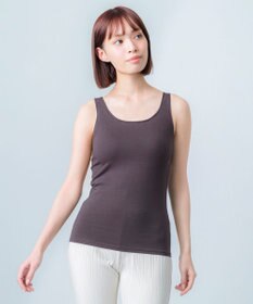 Wing カップ付きタンクトップ 綿混(身生地部) ラク きれいなバストシルエット 【シンクロブラトップ 綿混タイプ】 ブラトップ ET1132 ウイング／ワコール