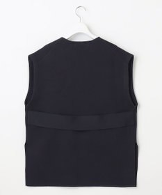 UNFILO 【軽量/ストレッチ/シワになりにくい】ミラノリブ ハーフジレ