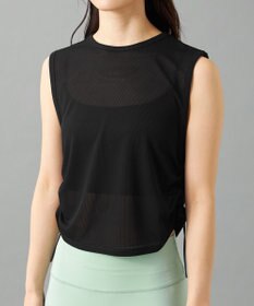 Chacott Chacott BALANCE シアーリブノースリーブTシャツ