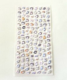 WEGO ちびぷっくりあにまるステッカー