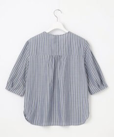 J.PRESS LADIES 【洗える】ウォッシャブルキュプラツイル タックスリーブ ブラウス