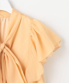 Feroux リボンタイフリルブラウス