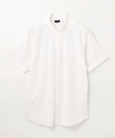 JOSEPH HOMME リネンストレッチブロード 　ウィングカラー半袖シャツ