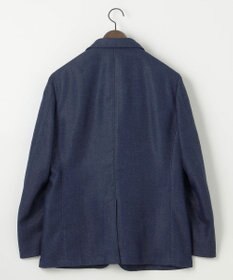 JOSEPH ABBOUD 【清涼/軽量/ストレッチ/ソフト】プリントレノクロス コンバーチブル ジャケット