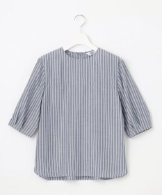 J.PRESS LADIES 【洗える】ウォッシャブルキュプラツイル タックスリーブ ブラウス