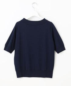 23区 L 【WEB限定】レーヨンポリエステルストレッチ 襟デザイン ニット