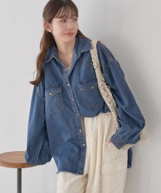earth music&ecology 【予約】ウエスタンデニムシャツ