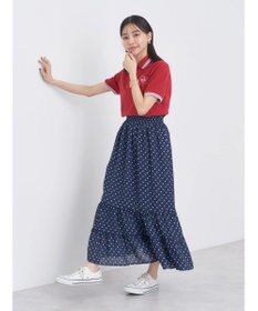 earth music&ecology ハートロゴ刺繍ポロ