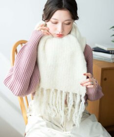 WEGO ブークレニットロングマフラー