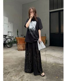 Green Parks レースタックパンツ