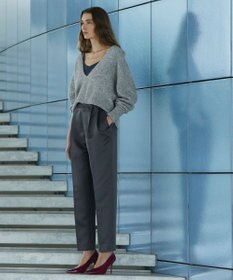 uncrave ラスターサテン パンツ（uncrave WHITE）