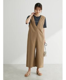 Green Parks 綿麻混サロペット