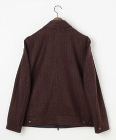 JOSEPH ABBOUD 【イタリア素材/軽量/ストレッチ】ワイドチョークストライプ  ブルゾン