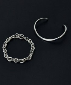 WEGO 【ユニセックス着用ITEM】M2Pステンレスバングルブレス