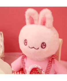 Mother garden マザーガーデン きせかえ ぬいぐるみ Sサイズ うさももちゃん 《ギンガムベリー》