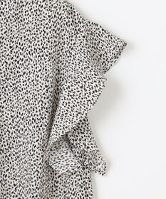 ANY L 【洗濯機可能】マットビンテージサテンブラウス