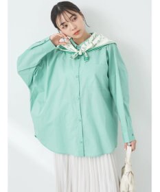 earth music&ecology ポプリンボックスシャツ