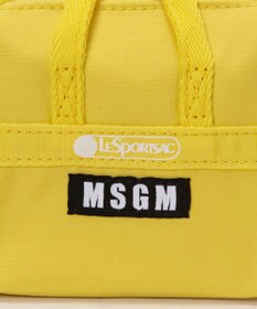 LeSportsac MSGM MICRO WEEKENDER/マイクロイエロー