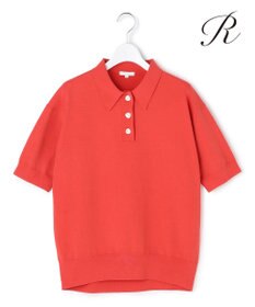 23区 【R(アール)】アイスニット 襟付きデザイン トップス