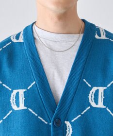 WEGO オーバーフィットロゴカーディガン