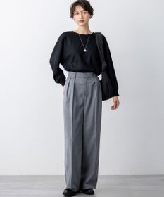 23区 【セットアップ対応】TWサキソニー タックワイド パンツ