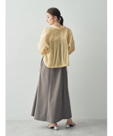 YECCA VECCA 【2点SET】シアーシャツ×Aラインキャミワンピース