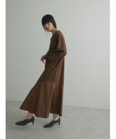 Green Parks armonia．布帛切り替えポンチワンピース