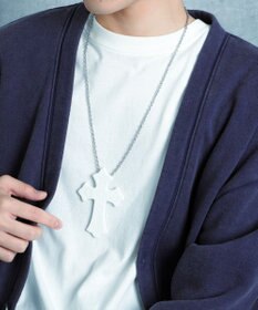 WEGO 【ユニセックス着用ITEM】MPUエンボスロゴクロスネックレス