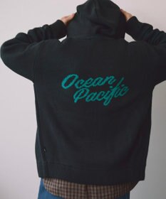 OP／FILA 【ocean pacific】ニットジップパーカー