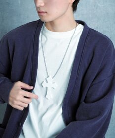 WEGO 【ユニセックス着用ITEM】MPUエンボスロゴクロスネックレス