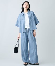 ANY L レースショート丈Tシャツ