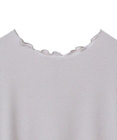 earth music&ecology リブメローショートスリーブプルオーバー