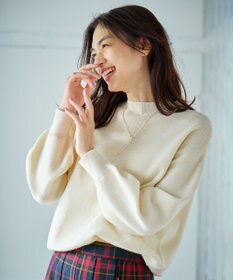 ANY 【洗濯機可能/8色展開】ソフトタッチポリエステルニット