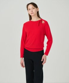 GRACE CONTINENTAL ボウタイカシミヤトップ