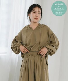 #Newans 【ANSWER for 男の子ママ】スリットネックパフスリーブブラウス