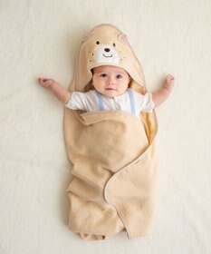 MIKI HOUSE HOT BISCUITS ベビーバスタオル